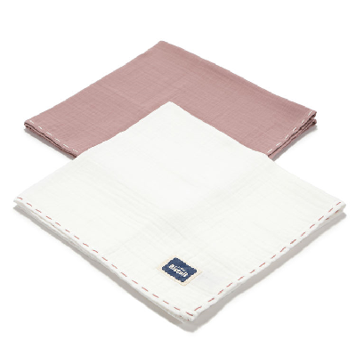 La Millou - 2ks mušelínové pleny - French Levander/Off white