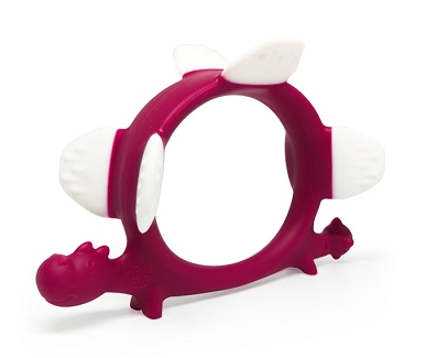 Kousátko Smily Mia Dinosaurus - Red